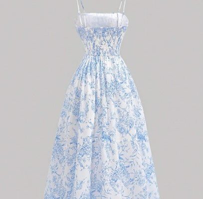 Teen Girls Round Neck Dress